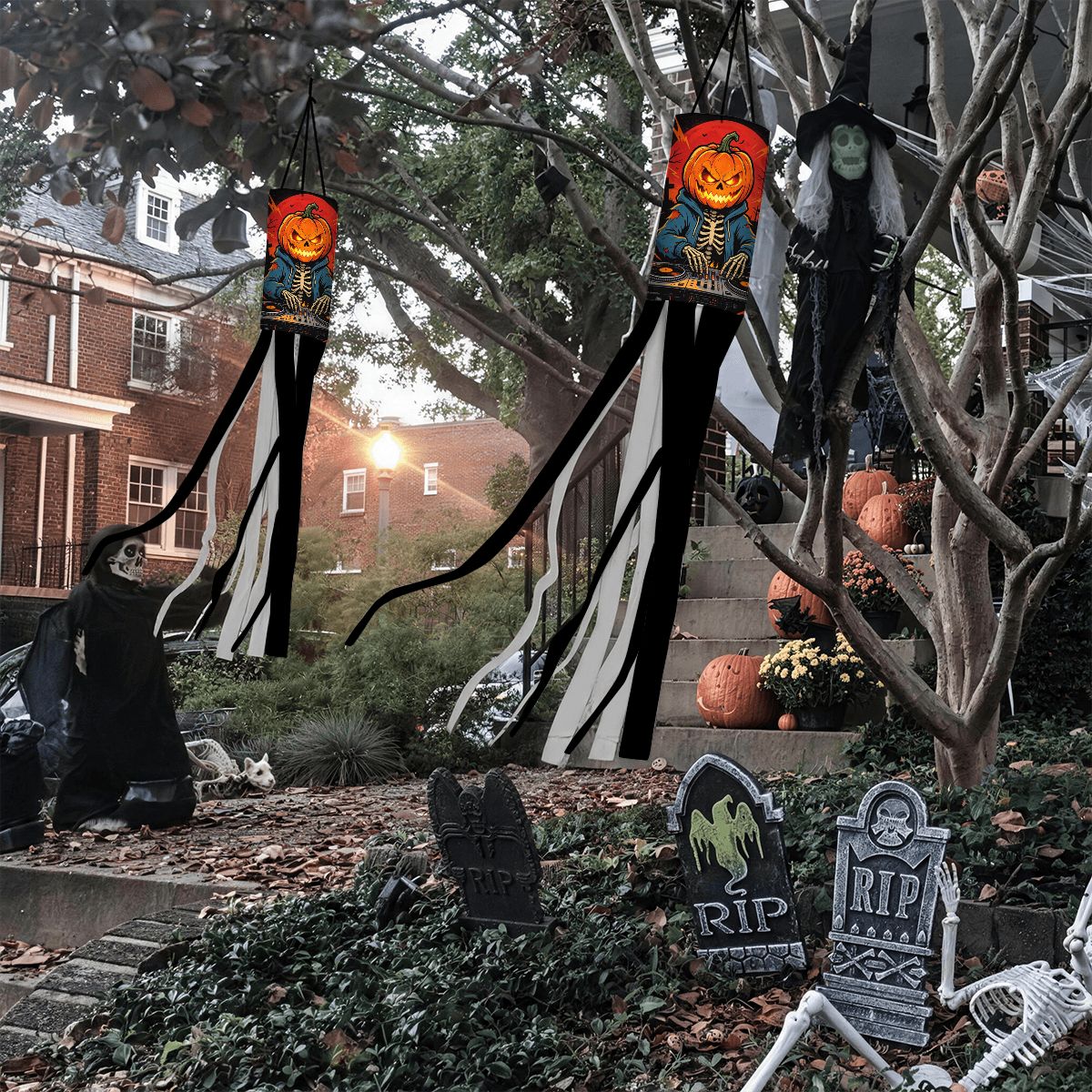 ハロウィンウィンドソック 2個セット