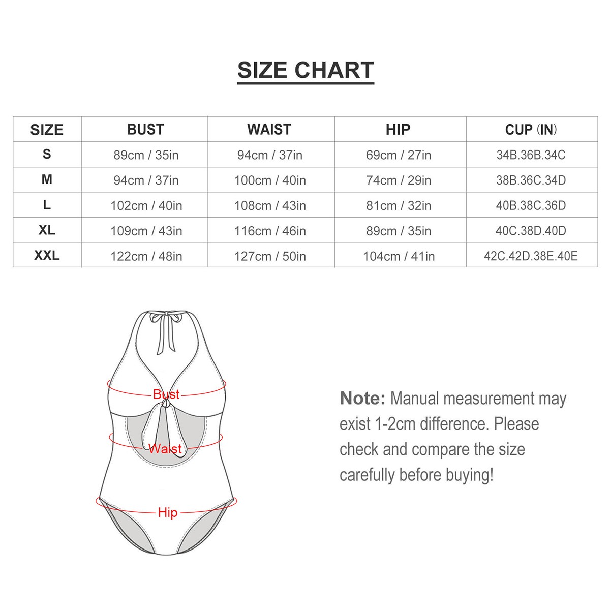 Halter Neck One Piece Swimsuit Customized Services