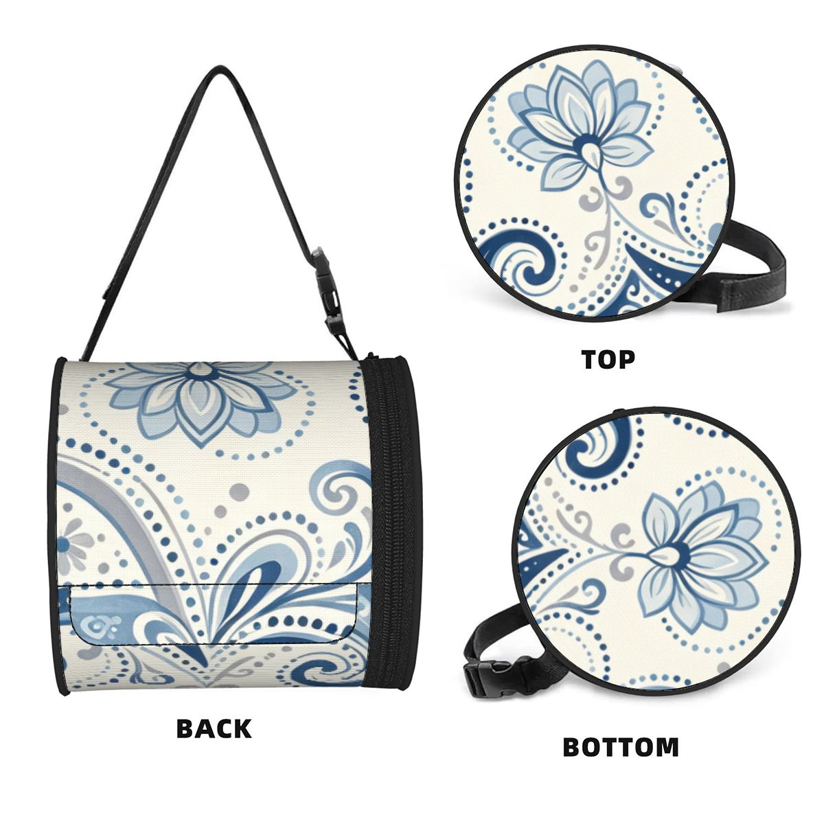 吊り下げ式ティッシュ丸型ロールバッグ