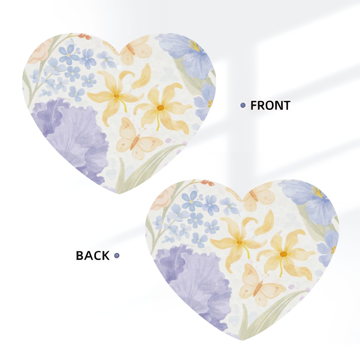 ハート型カーエアフレッシュナーカード（1個）