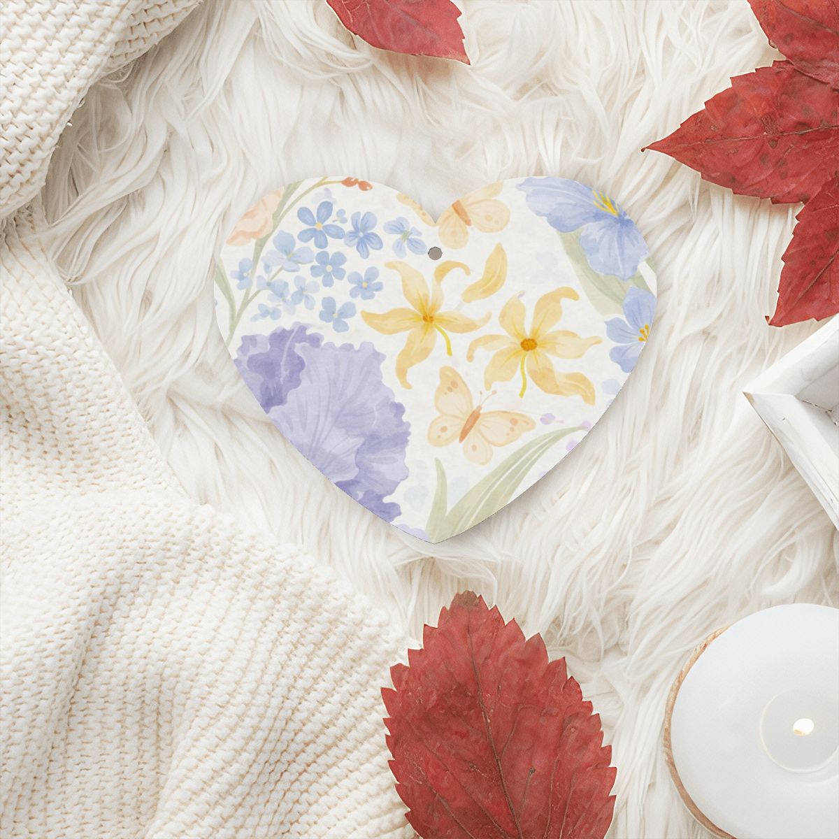 ハート型カーエアフレッシュナーカード（1個）