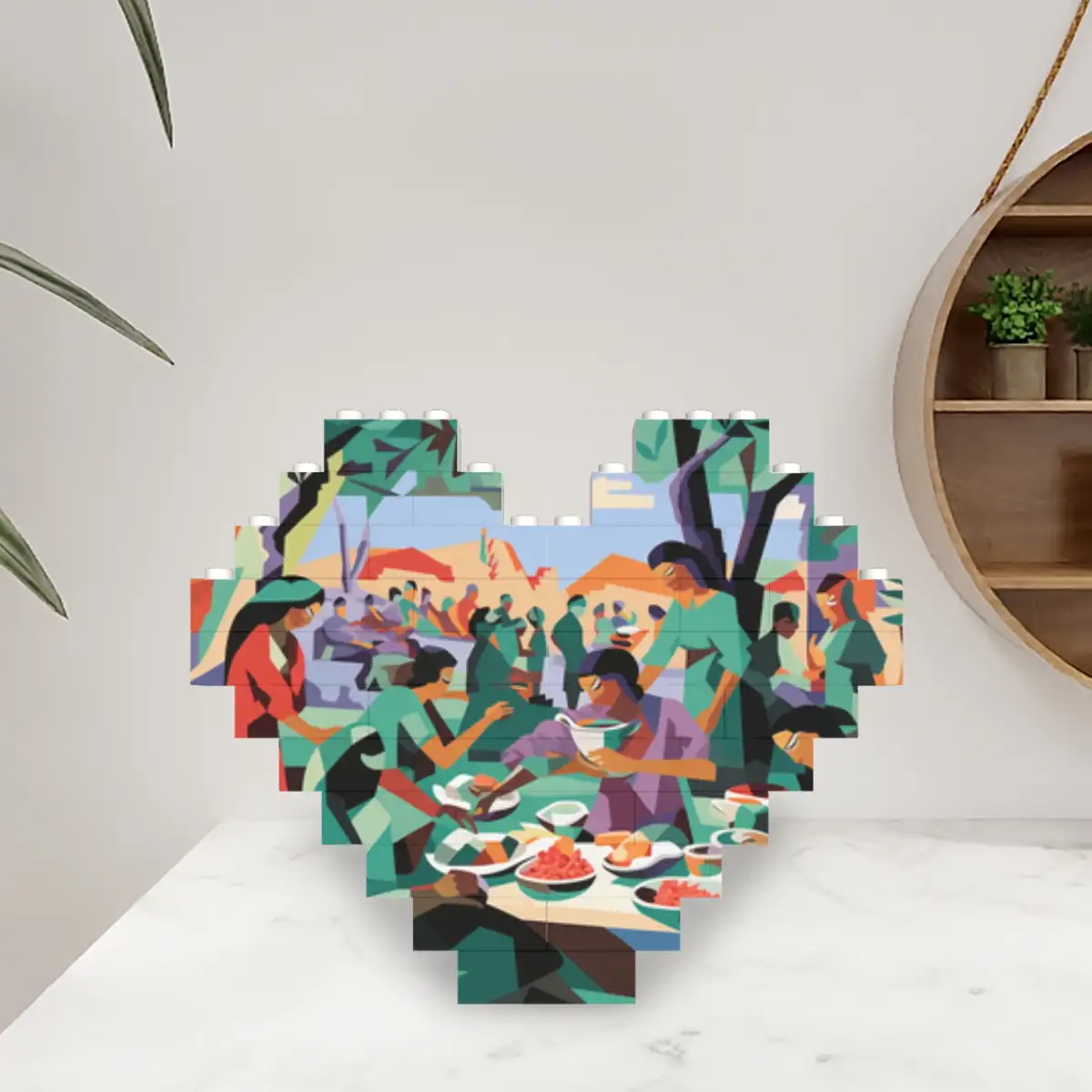 Building Blocks Puzzles (Heart Shape)