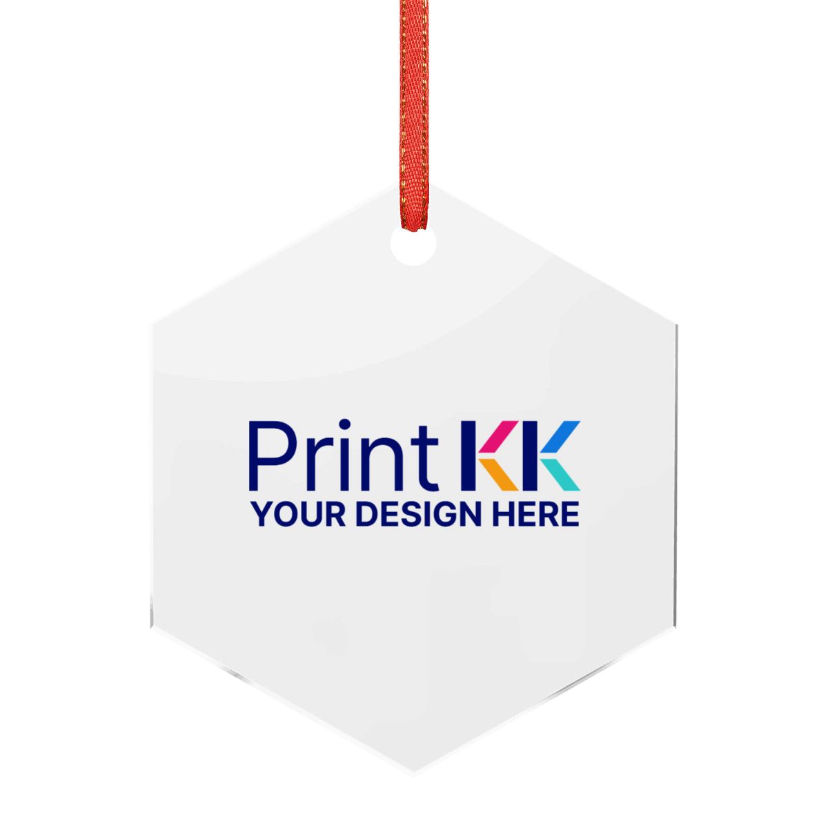 Hexagon Acrylic Ornament