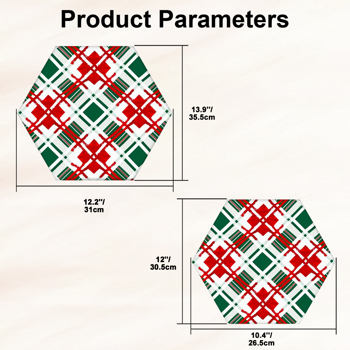 Hexagon Sound Absorbing Panels 3 Pieces