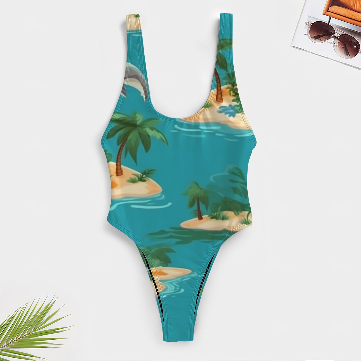 High Waist One Piece Swimsuit Customized Services