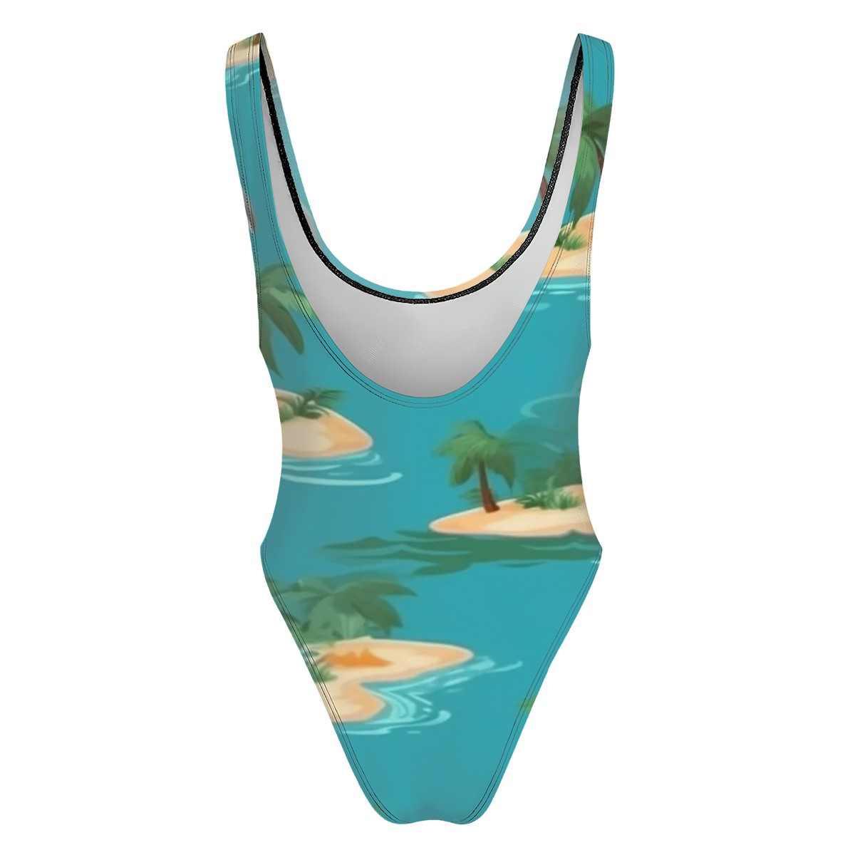 High Waist One Piece Swimsuit Customized Services