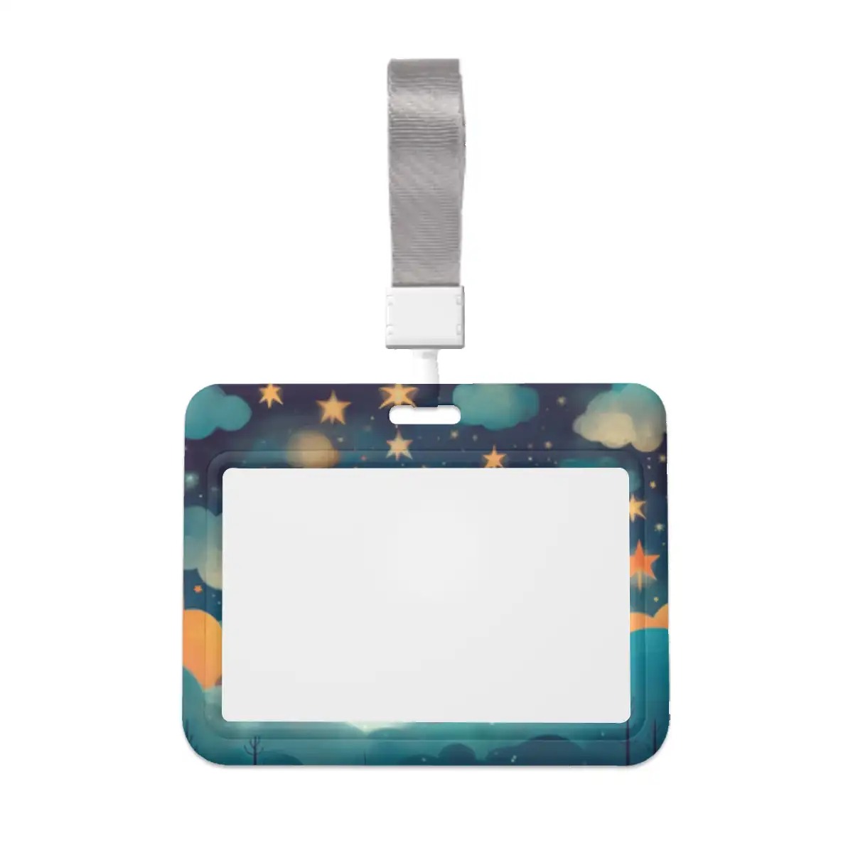 Print On Demand ID Badge Holder with Lanyard with Automated Fulfillment ...