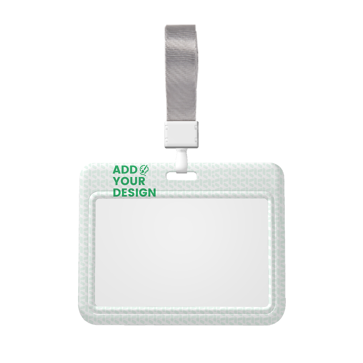 Horizontal ID Badge Holder(Double-Sided Design)