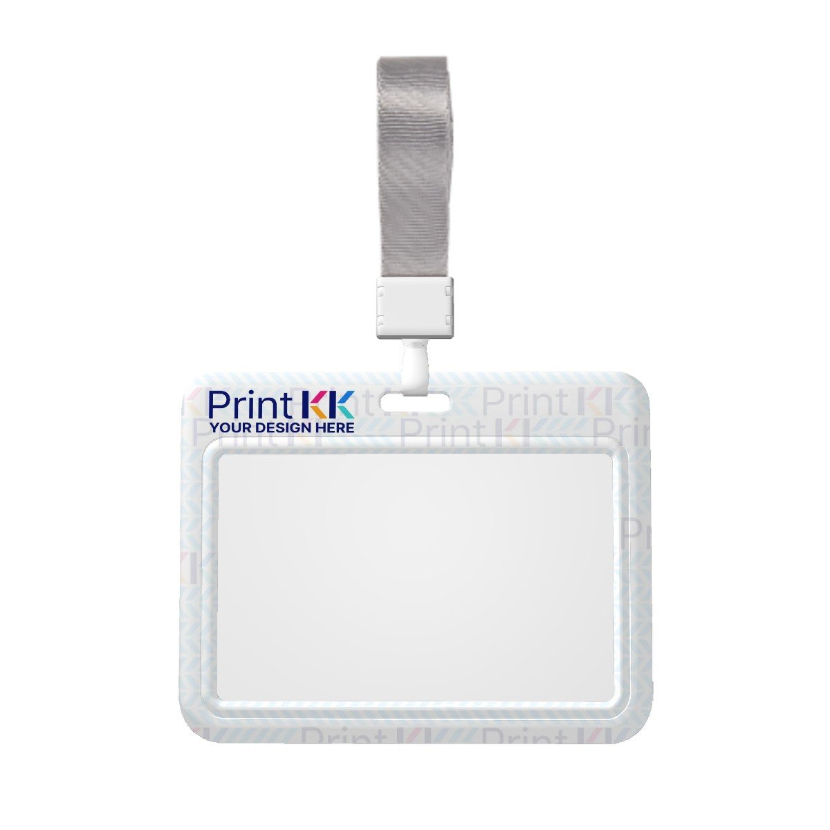 Horizontal ID Badge Holder(Double-Sided Design)