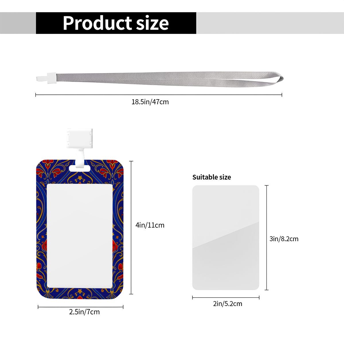 縦型IDカードホルダー