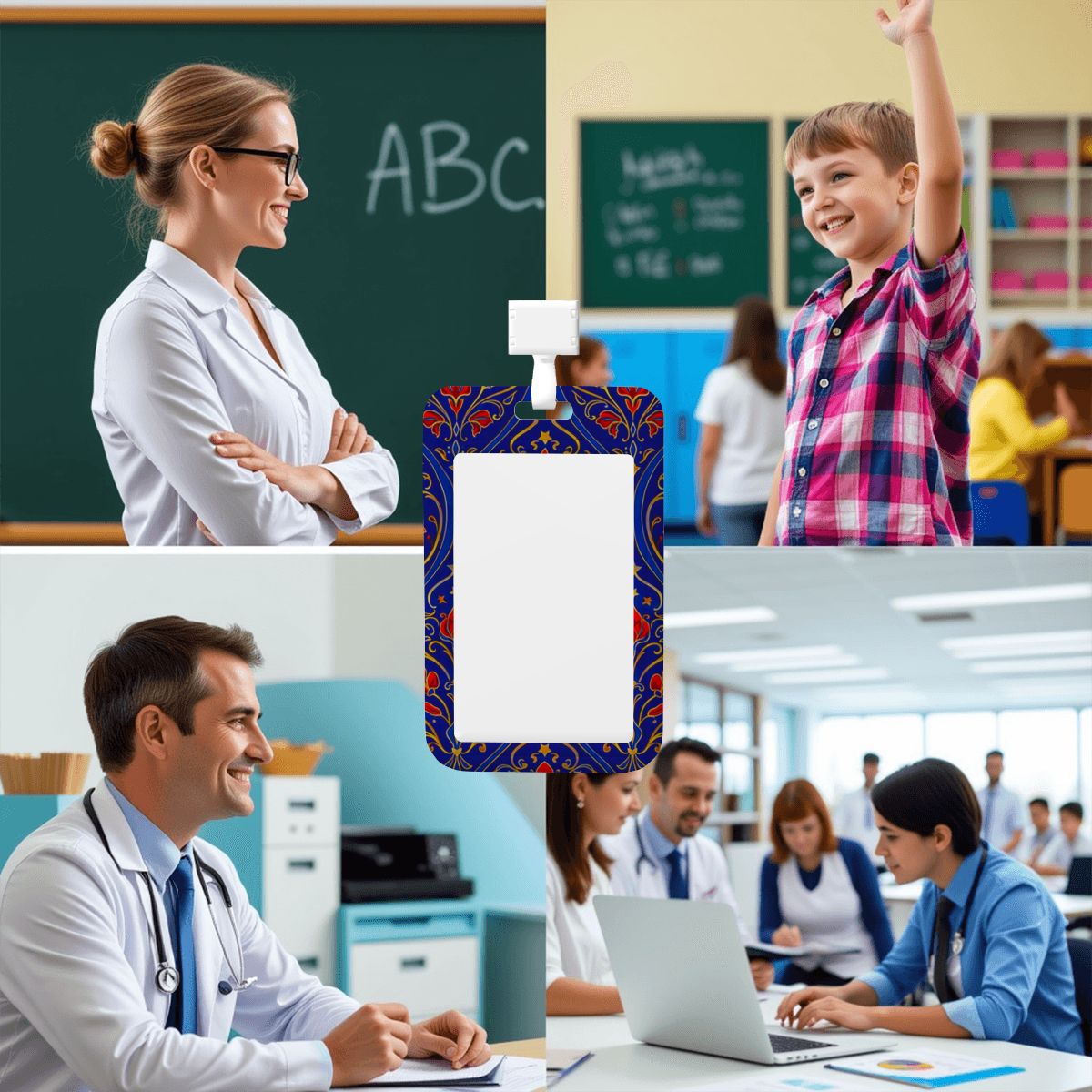 縦型IDカードホルダー