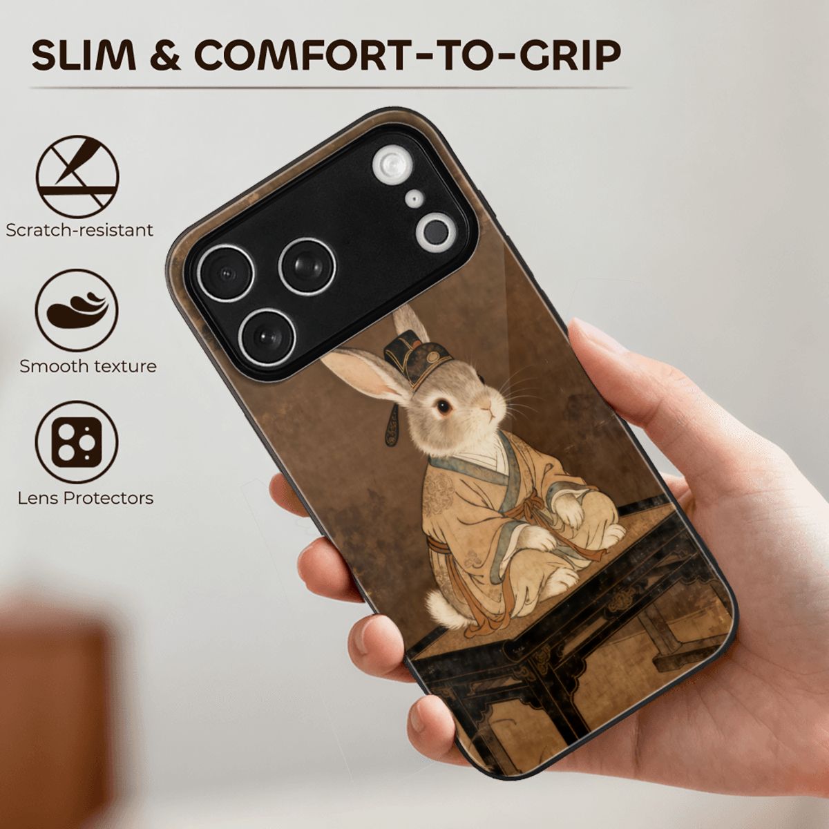 iPhone 17 Pro Max ガラス製スマホケース