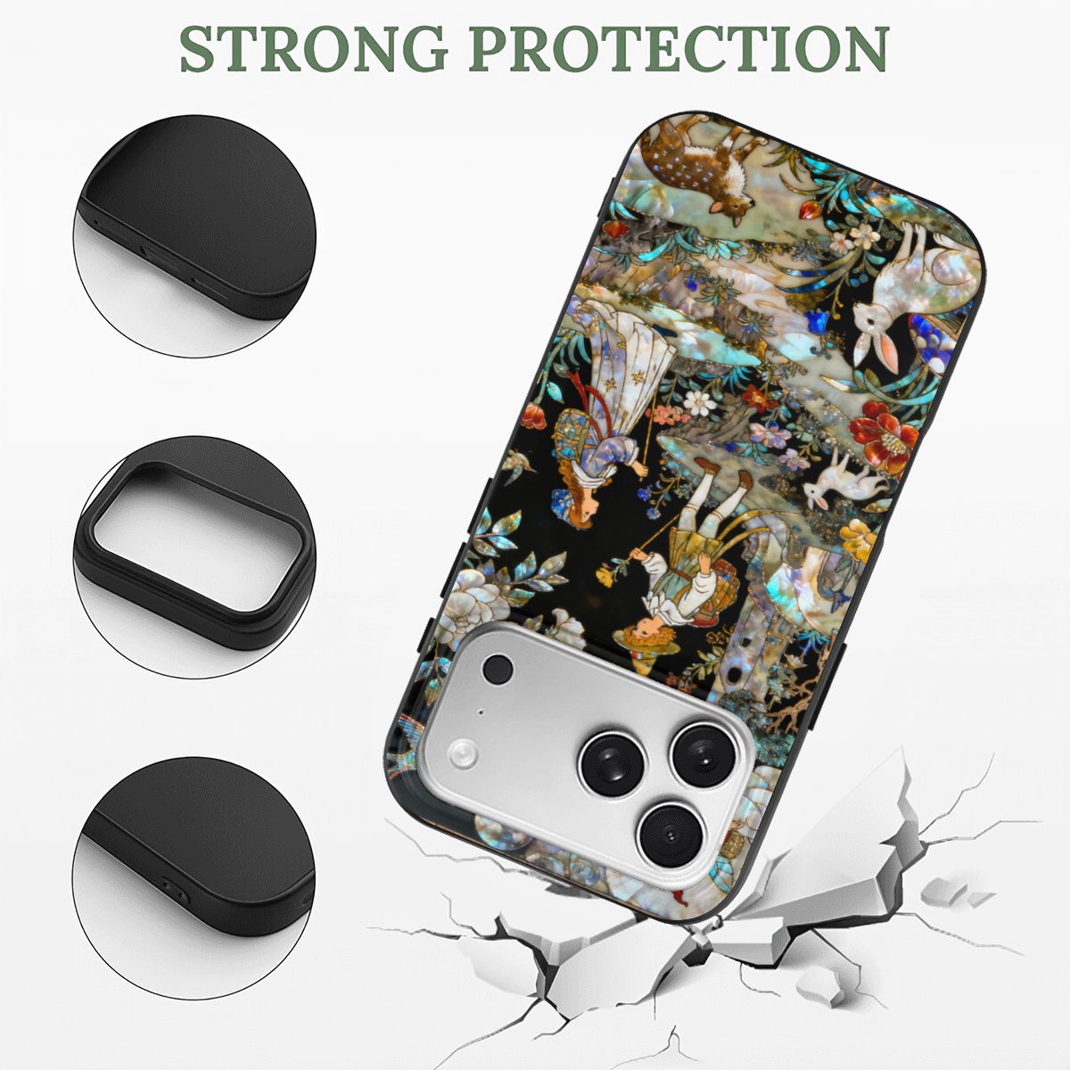 iPhone 17 Pro TPU Black Phone Case