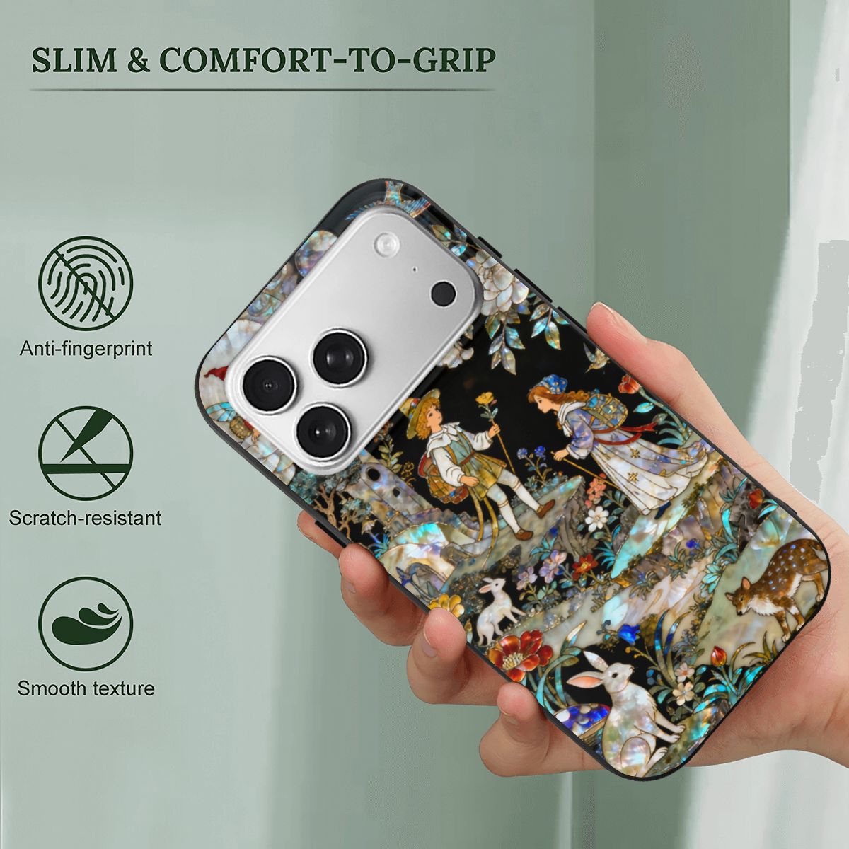 iPhone 17 Pro TPU Black Phone Case