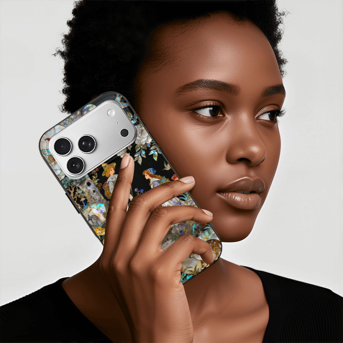 iPhone 17 Pro TPU Black Phone Case