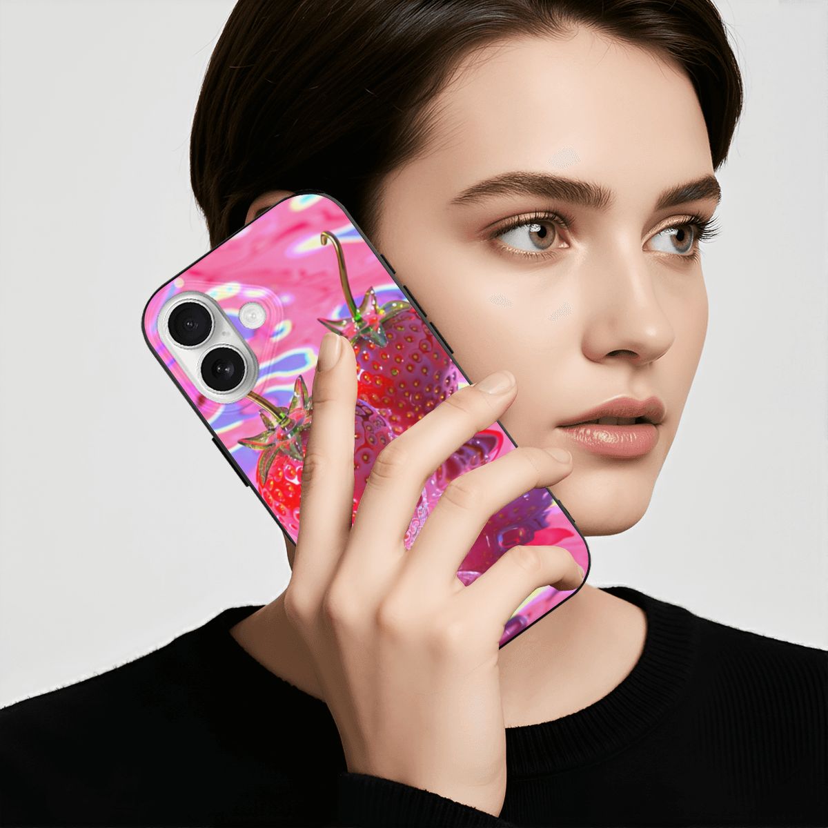 iPhone 17 TPU Black Phone Case