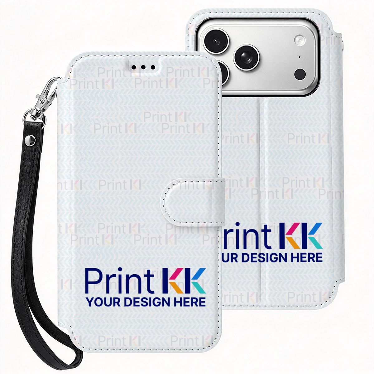 iPhone 18 Pro フリップレザーウォレットケース