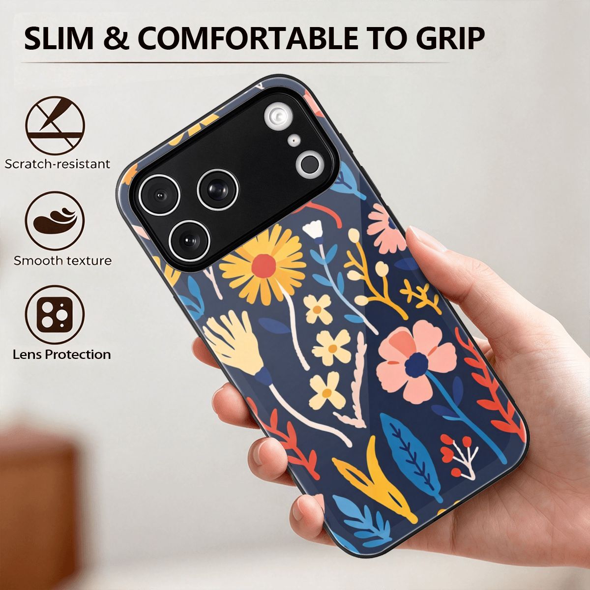 iPhone 18 Pro Max ガラス製スマホケース