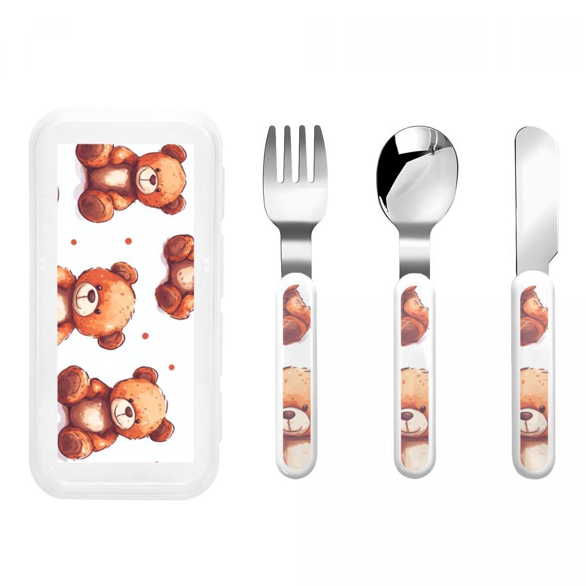 Kids Cutlery Set Straight Handle