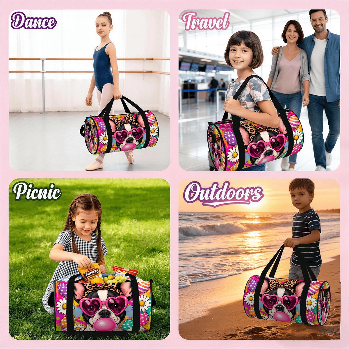 Kids Sports Duffle Bag