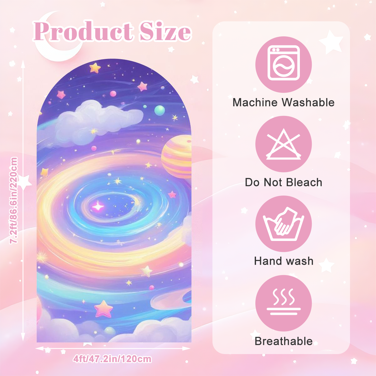 Gran Cubierta de Fondo Arqueada