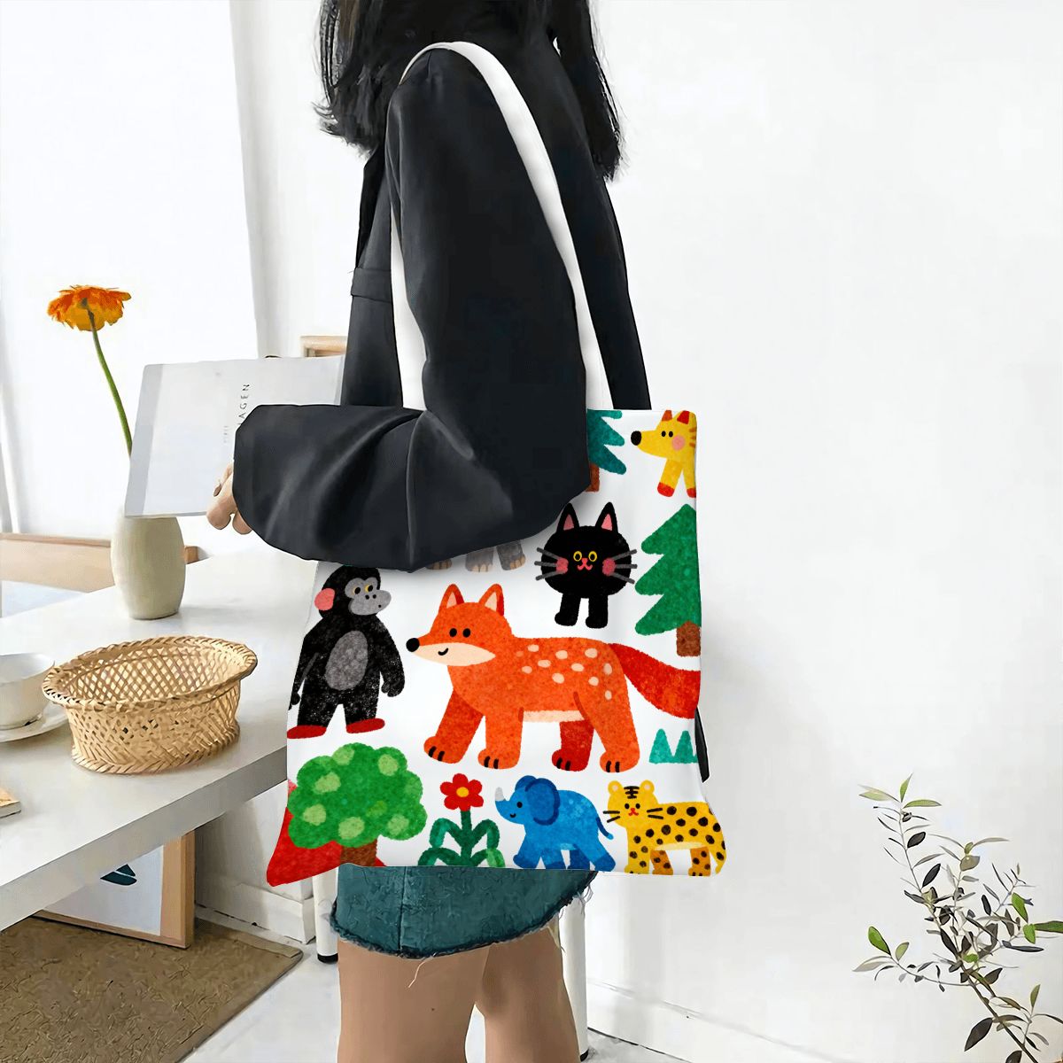 Bolsa Tote de Lienzo