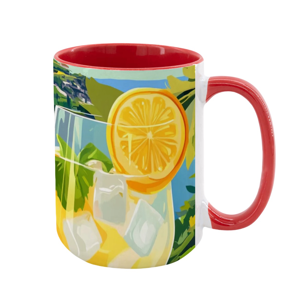 Large Colorful Mug (Free Shipping & Made in USA)