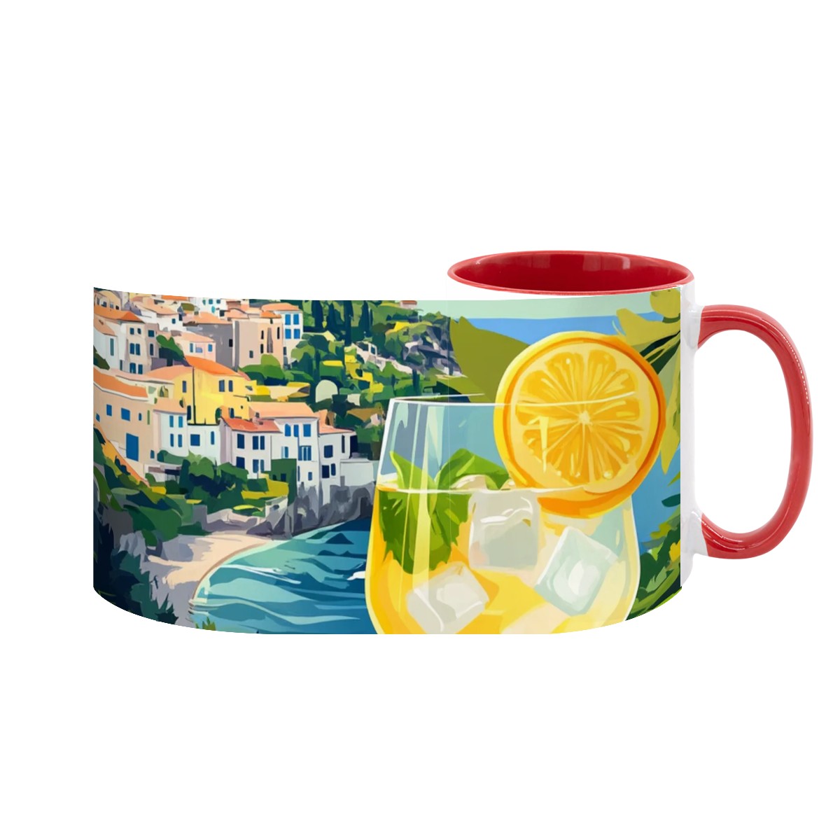 Large Colorful Mug (Free Shipping & Made in USA)