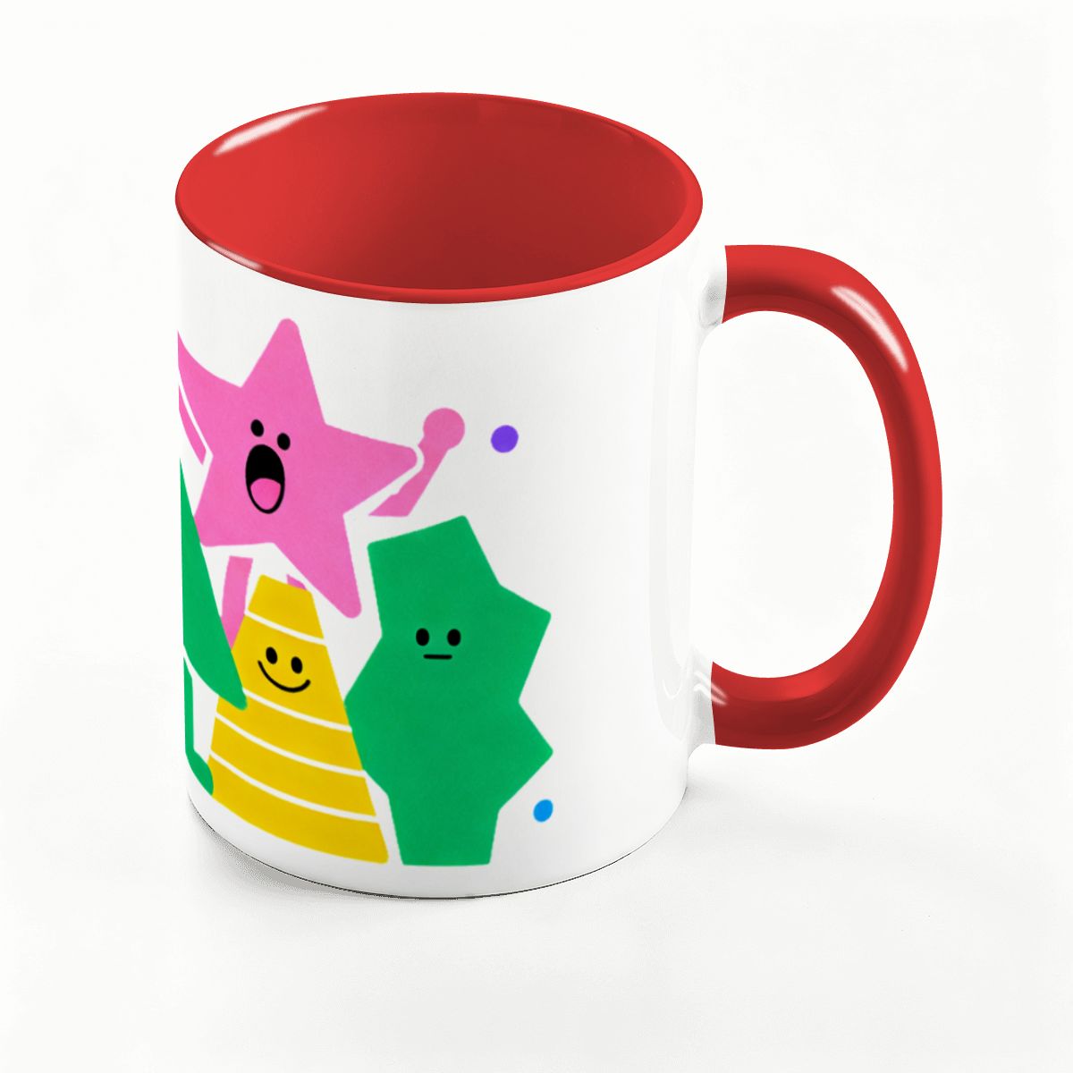 Großer bunter Becher (15oz) (Hergestellt in den USA)