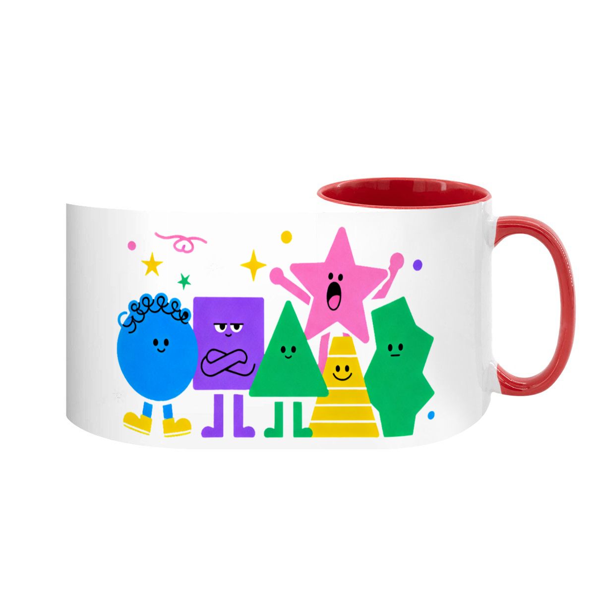 Großer bunter Becher (15oz) (Hergestellt in den USA)