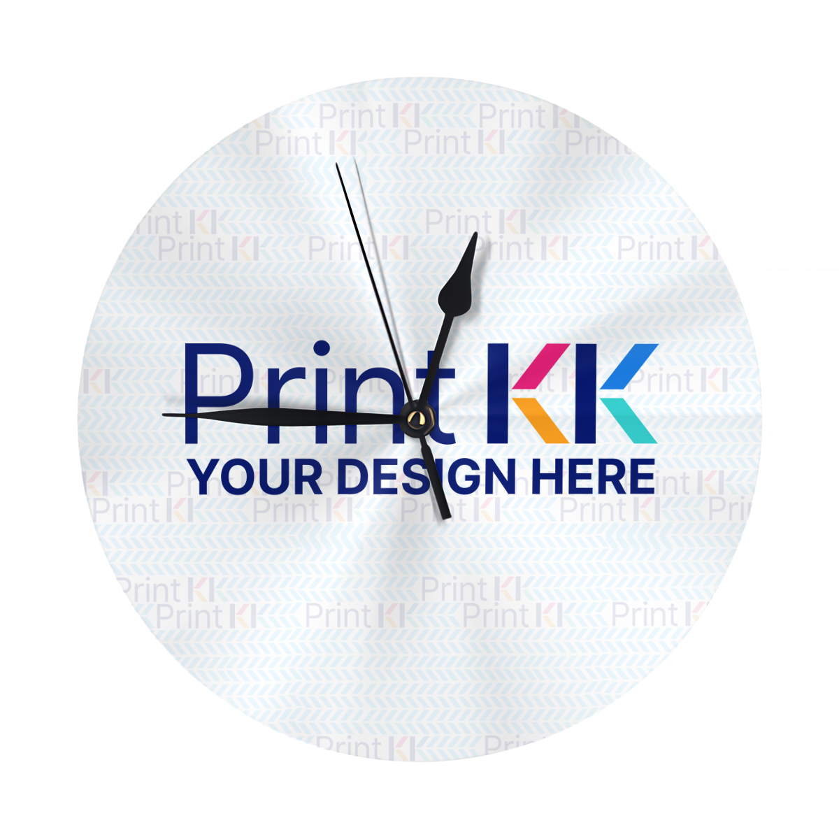 PVC Wall Clock without Numbers & Scales with Stand