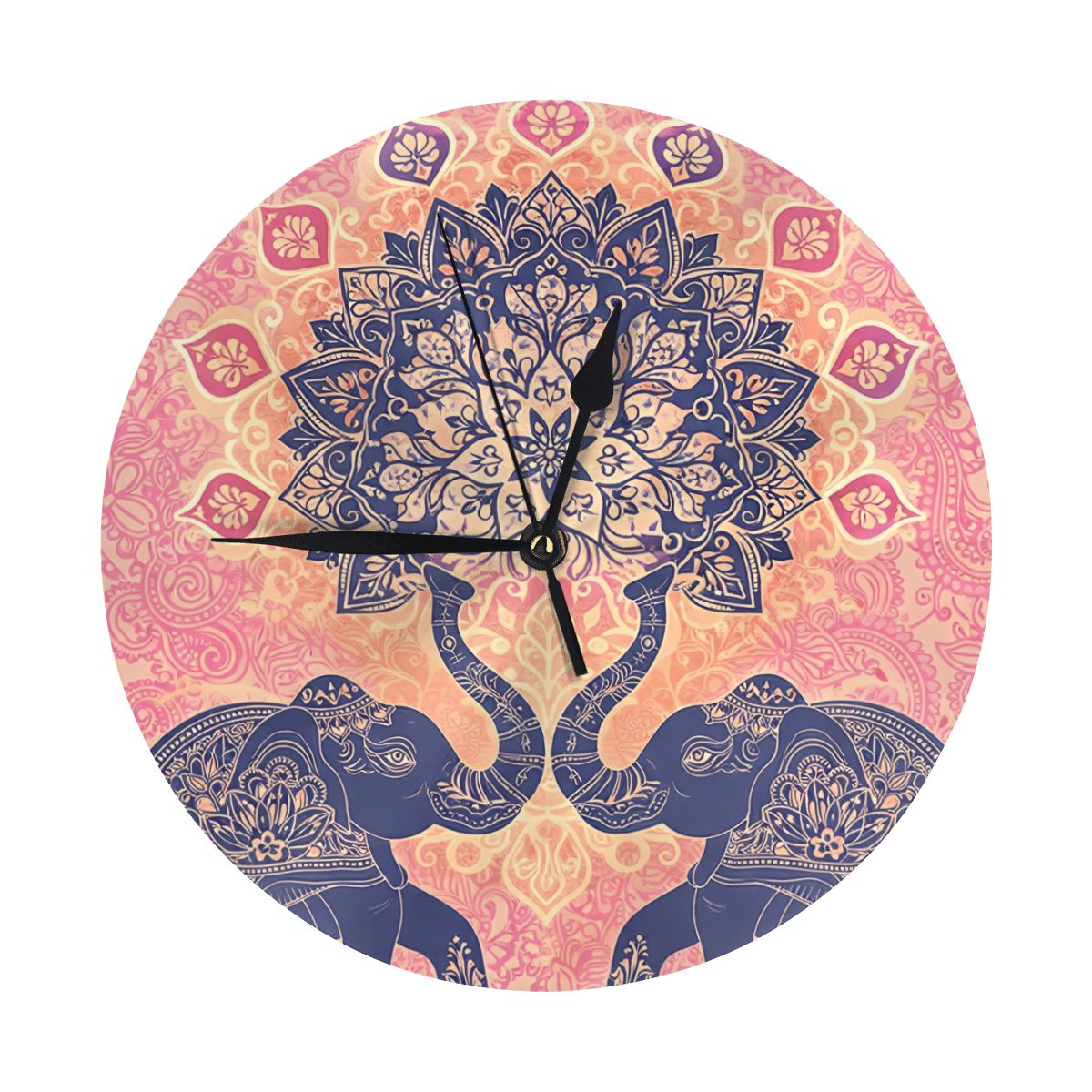 PVC Wall Clock without Numbers & Scales with Stand