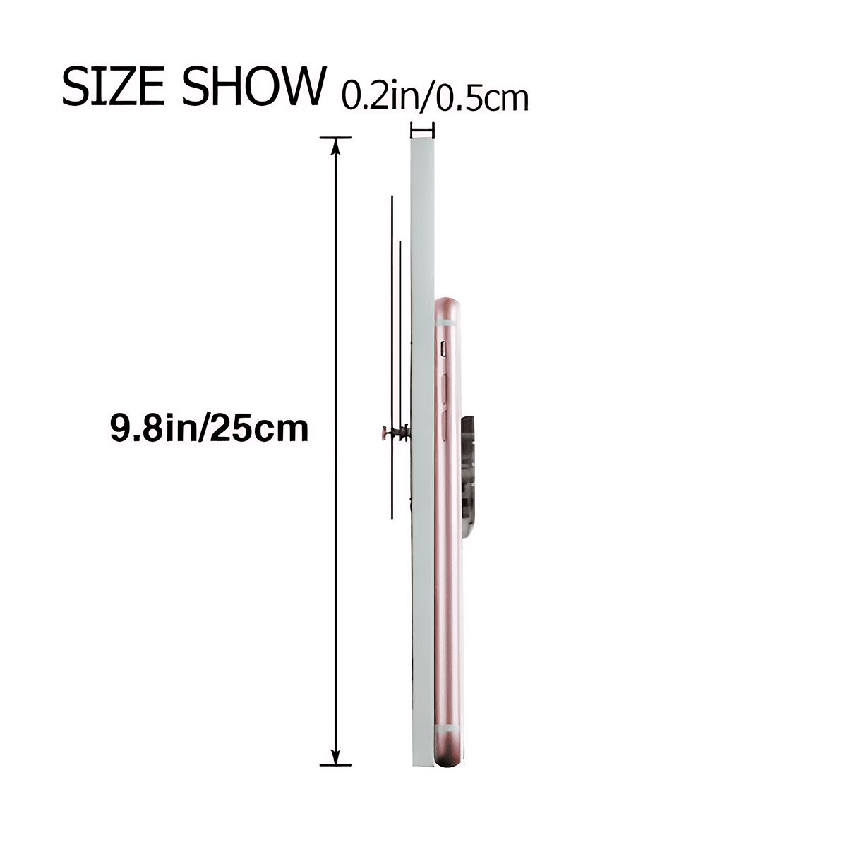 PVC Wall Clock without Numbers & Scales with Stand