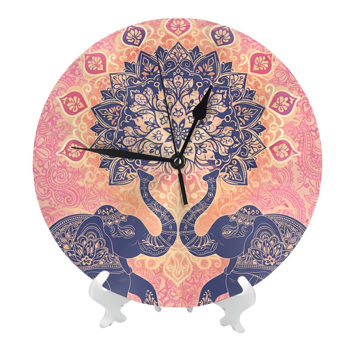 PVC Wall Clock without Numbers & Scales with Stand