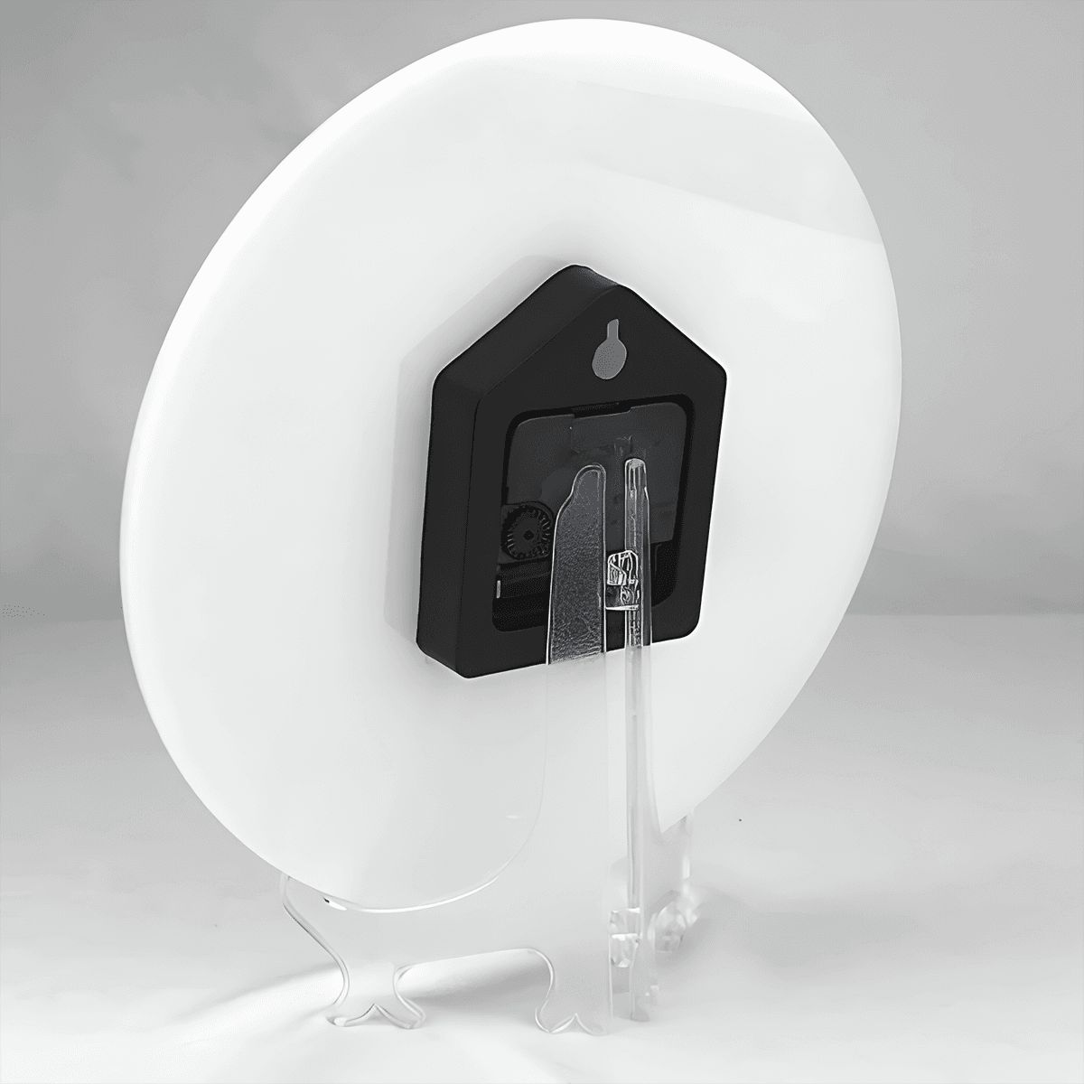 PVC Wall Clock without Numbers & Scales with Stand