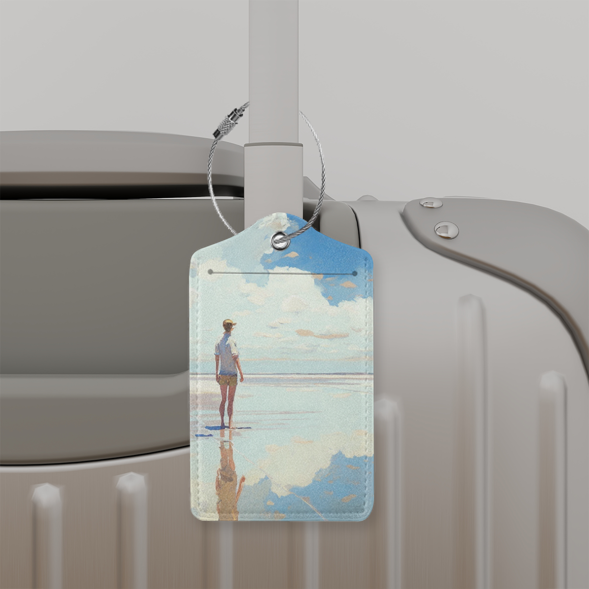 Leather Luggage Tags for Suitcases