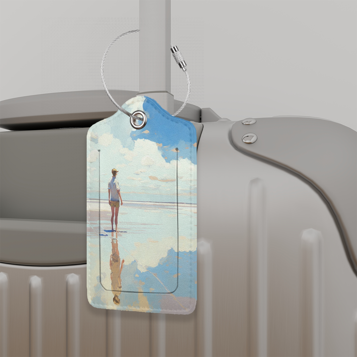 Leather Luggage Tags for Suitcases