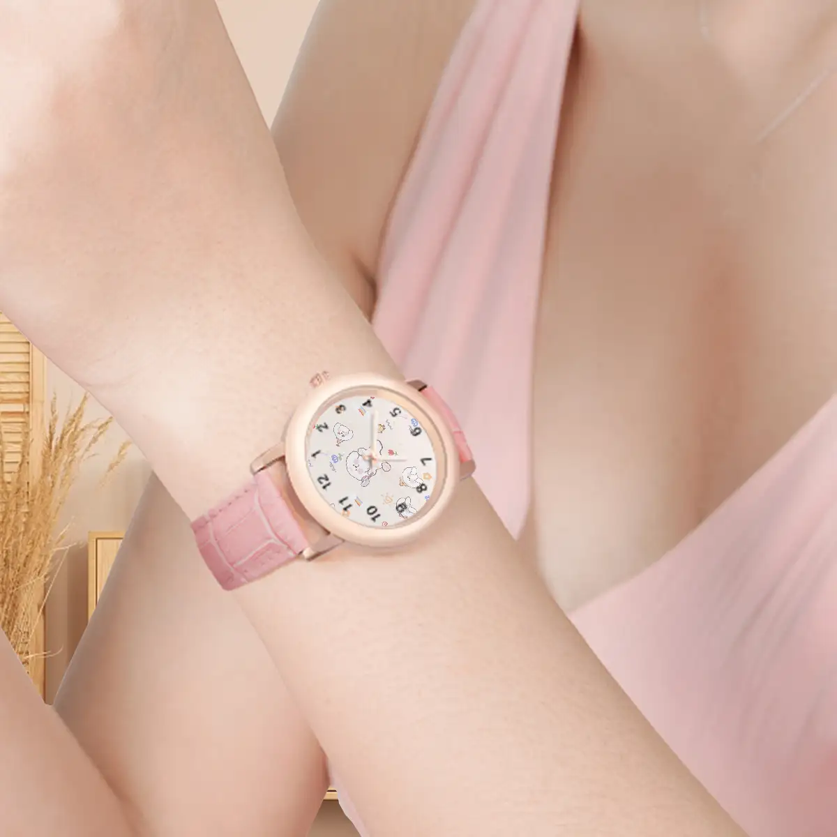 Watches for Women with Leather Strap