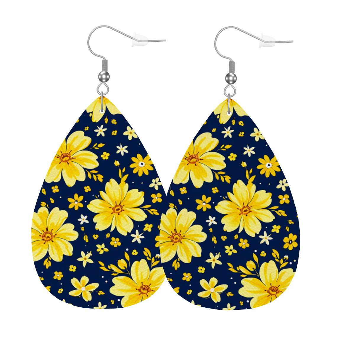 Orecchini a goccia in pelle