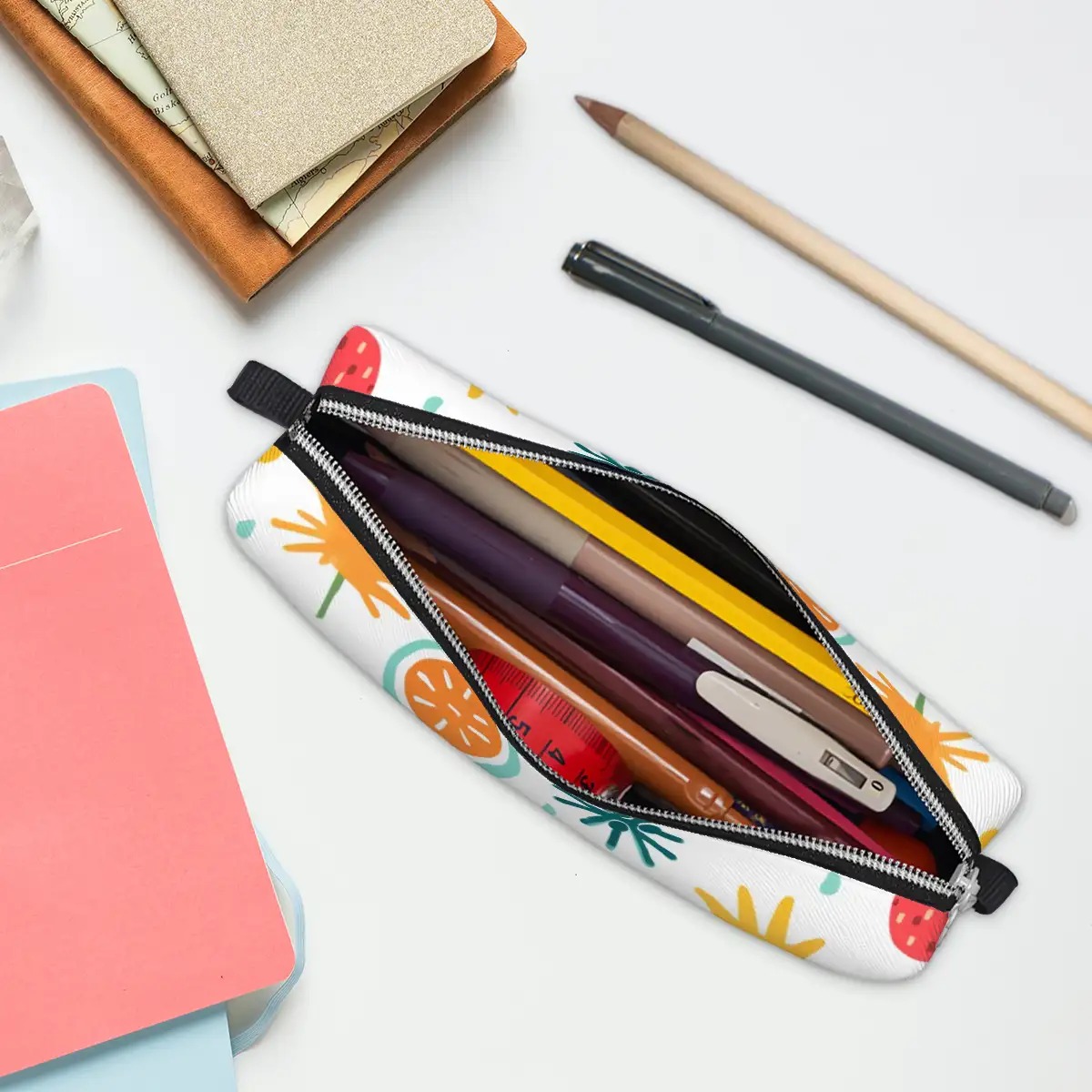 Leather Simple Pencil Case