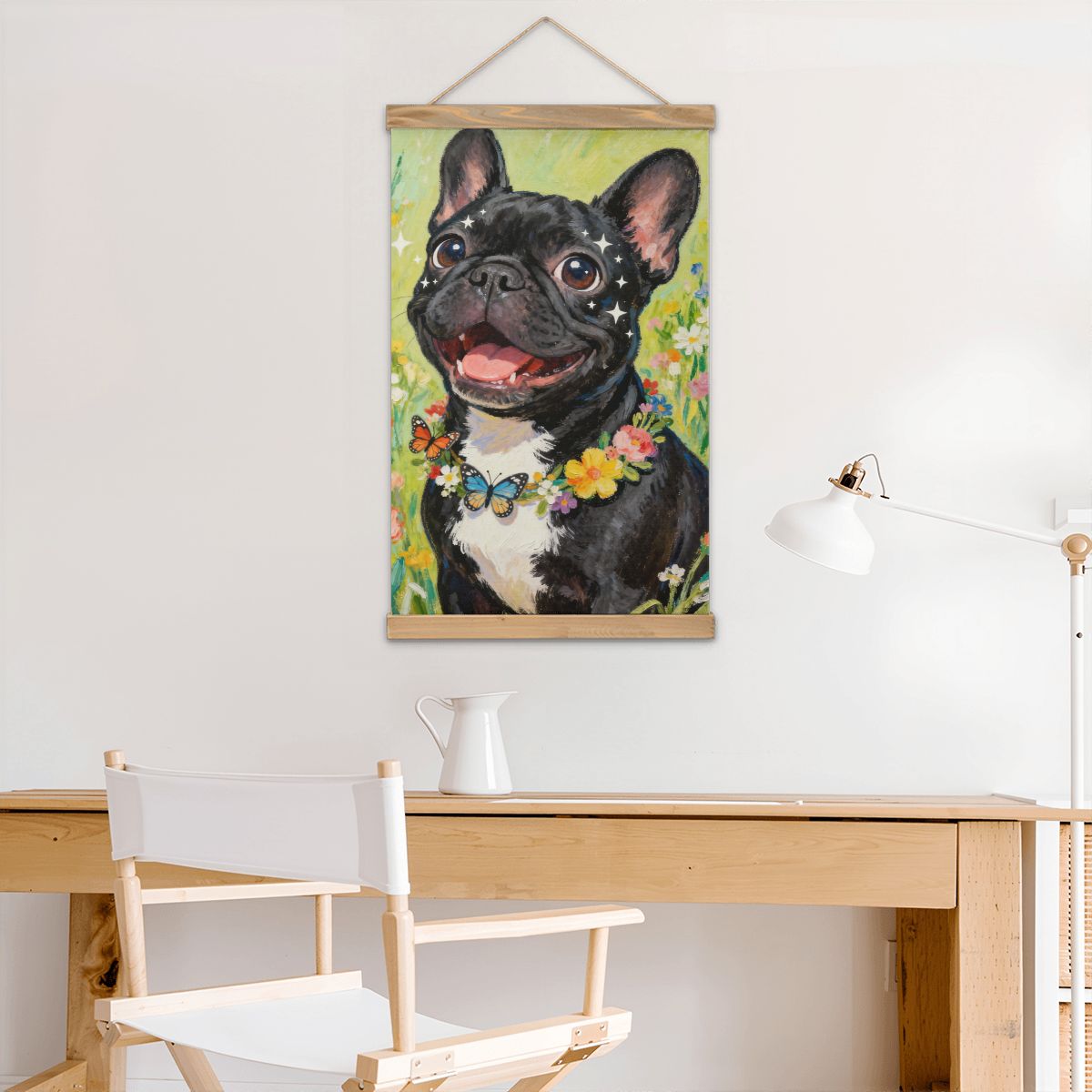 Arte de Pared en Lienzo de Lino