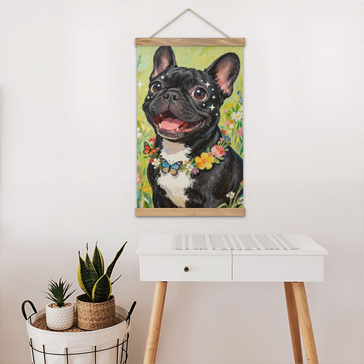 Arte de Pared en Lienzo de Lino