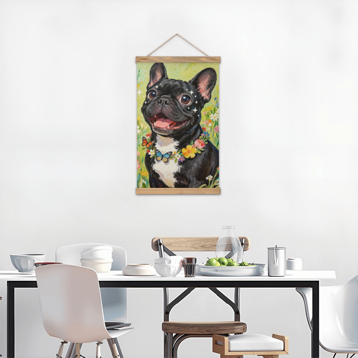 Arte de Pared en Lienzo de Lino