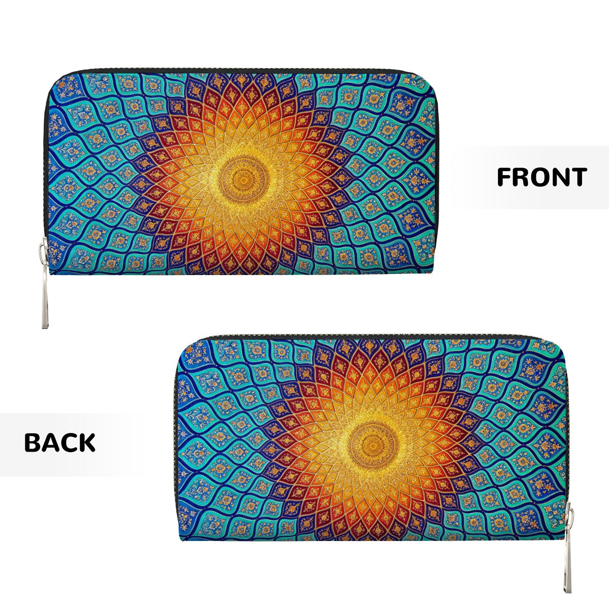 ロングレザークラッチウォレット