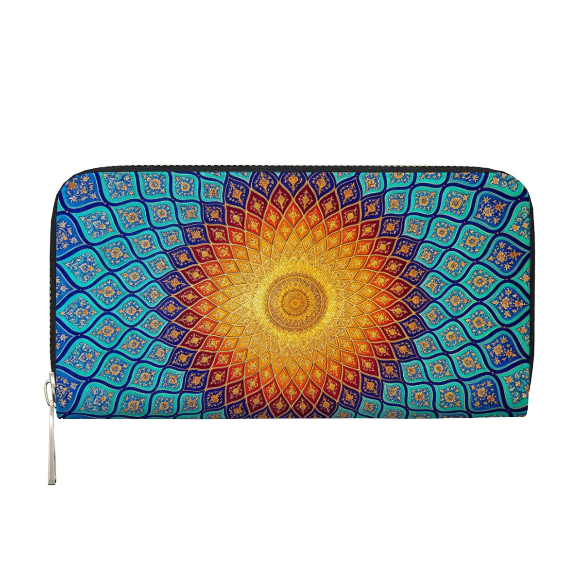 Horizontale Leren Lange Clutch Portemonnee