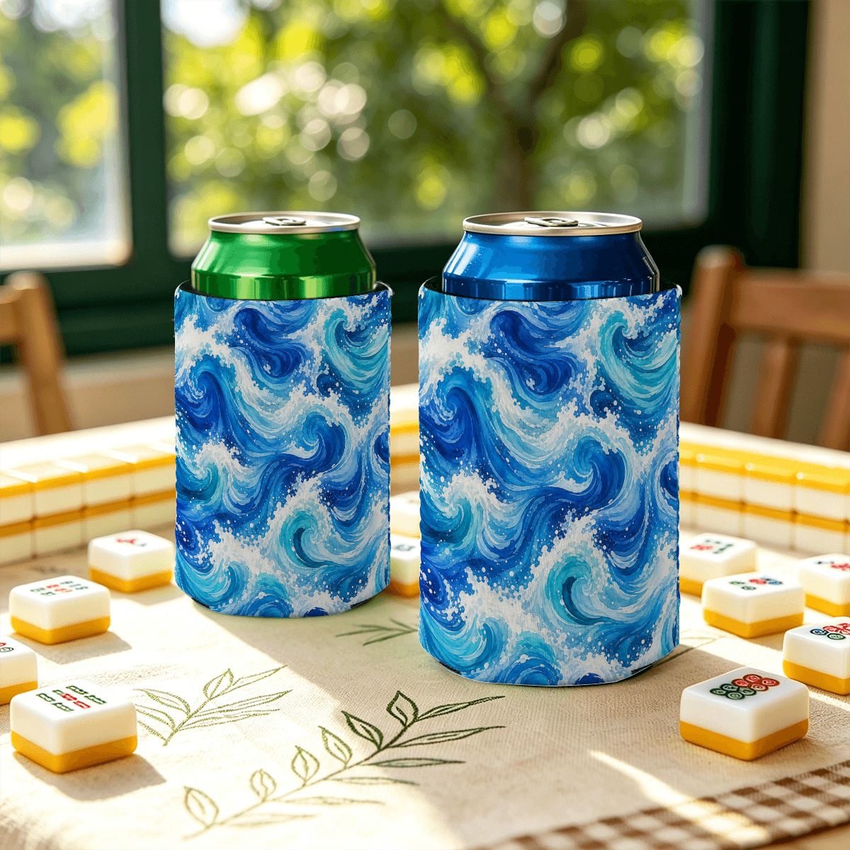 Mahjong Neoprene Can Koozie