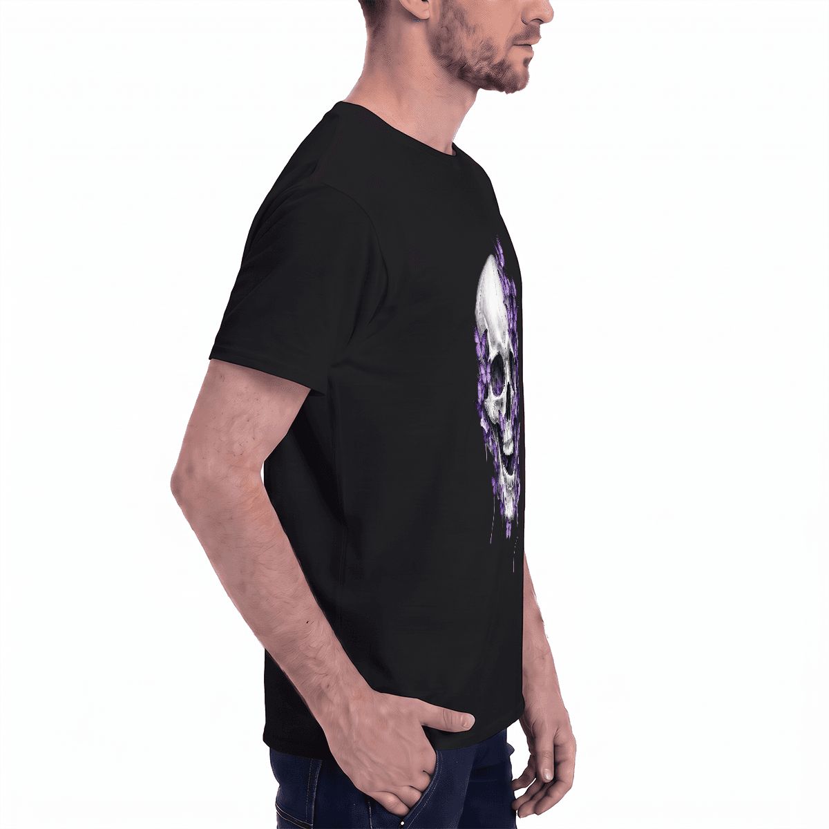 メンズ コットン クルーネック Tシャツ (英国製)