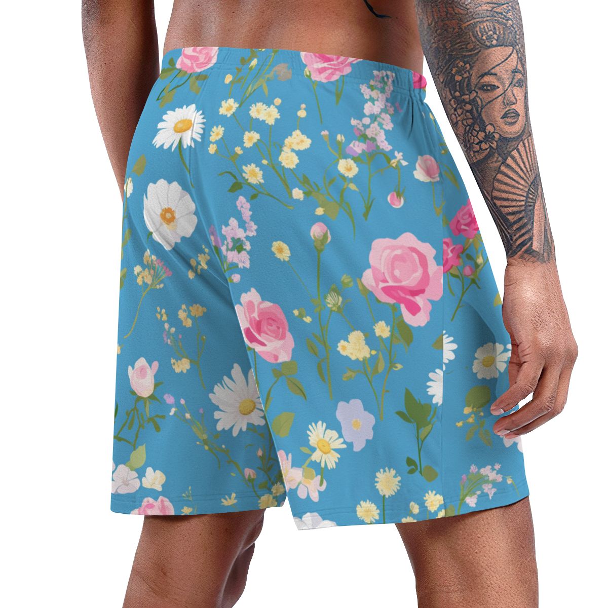 Men's Knee-Length Pajama Shorts