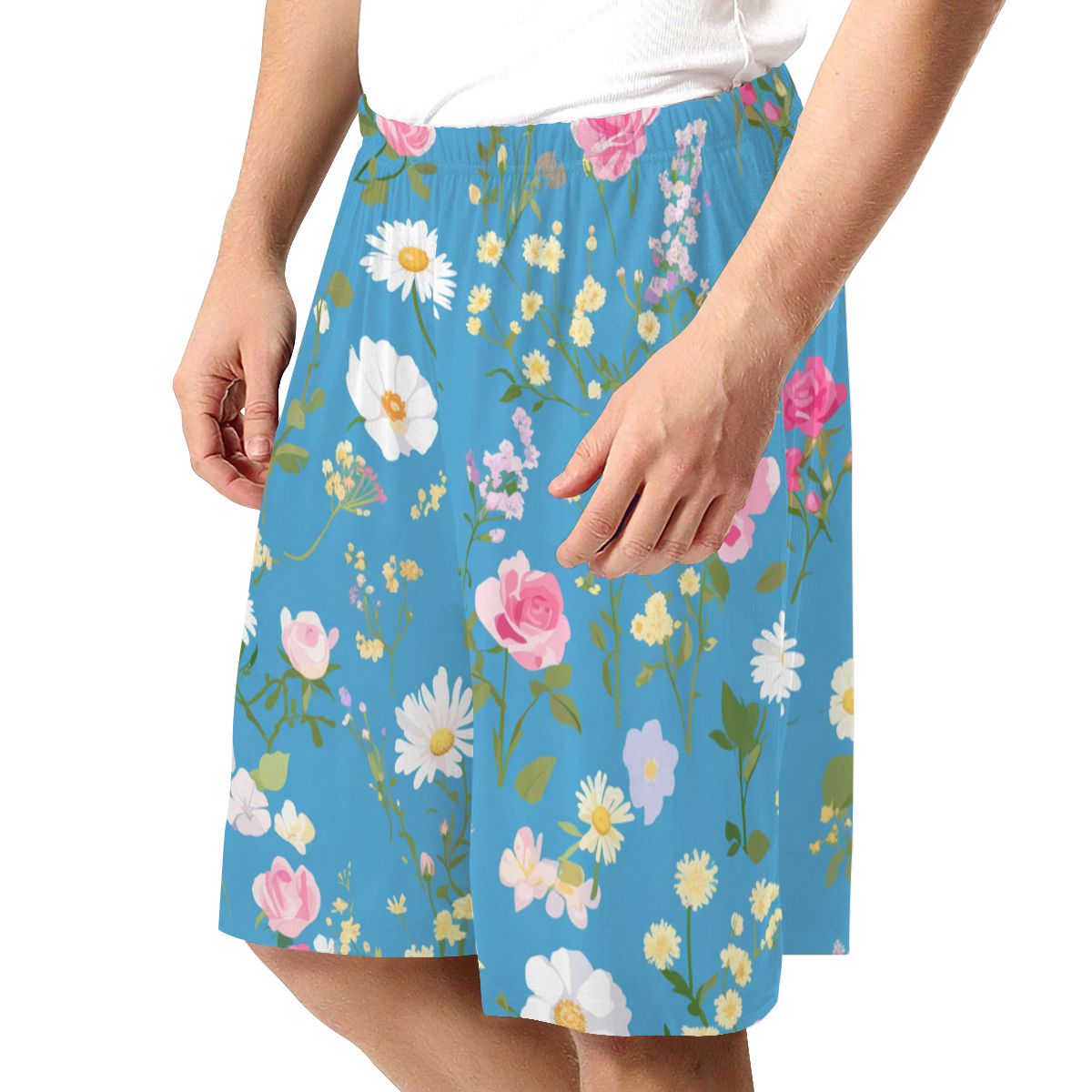 Men's Knee-Length Pajama Shorts