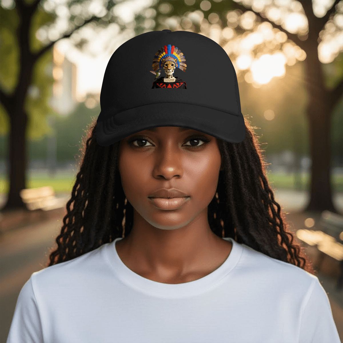 Mesh Baseball Cap (Area Pattern)